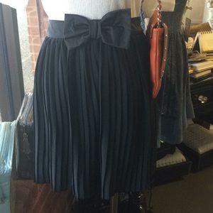 Black Pleated Skirt